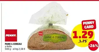 PENNY Penny Market - Pane 4 Cereali 500 G(ml) offerta