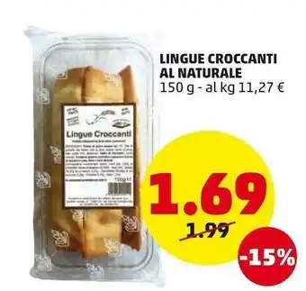 PENNY Granart l'albero del pane Lingue Croccanti Al Naturale 150 G(ml) offerta