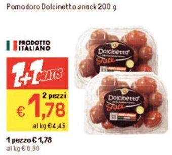 Iper La Grande Pomodoro Dolcinetto snack 200 g offerta