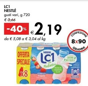 Bennet Nestlè Lc1 Multifrutti offerta