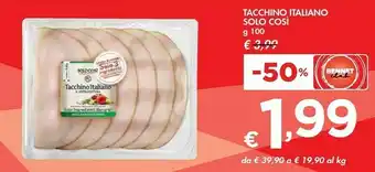 Bennet Tacchino Italiano offerta