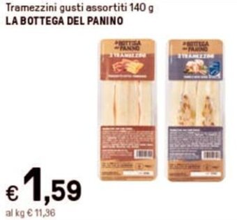 Iper La Grande Tramezzini gusti assortiti 140 g LA BOTTEGA DEL PANINO offerta