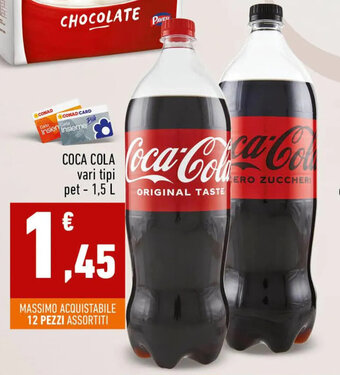 Conad COCA COLA vari tipi pet - 1,5 L offerta