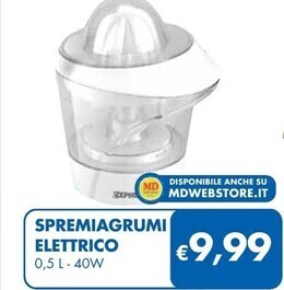 MD Discount Spremiagrumi elettrico offerta