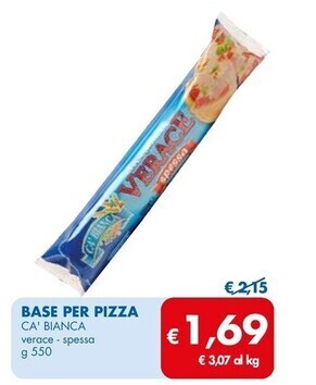 MD Discount Ca' bianca base per pizza offerta