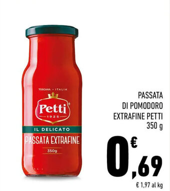 Conad PASSATA DI POMODORO EXTRAFINE PETTI 350 g offerta