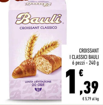 Conad CROISSANT I CLASSICI BAULI 6 pezzi - 240 g offerta