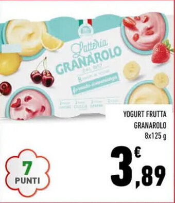 Conad YOGURT FRUTTA GRANAROLO 8x125 g offerta