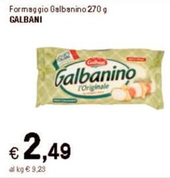 Iper La Grande Formaggio Galbanino 270 g GALBANI offerta