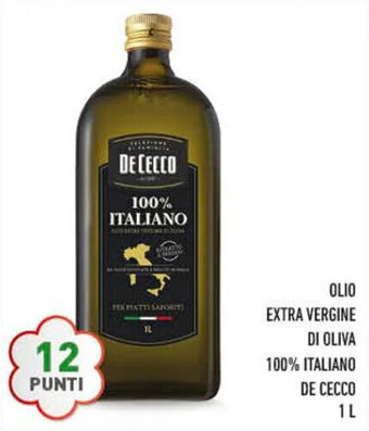 Conad OLIO EXTRA VERGINE DI OLIVA 100% ITALIANO DE CECCO 1 L offerta