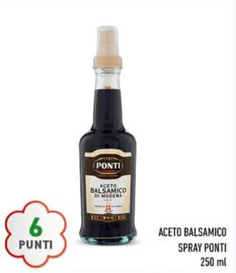 Conad ACETO BALSAMICO SPRAY PONTI 250 ml offerta