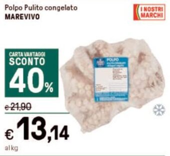 Iper La Grande Polpo Pulito congelato MAREVIVO offerta