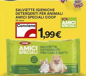 Coop Coop Amici Special Salviette Igieniche Detergenti Per Animali offerta