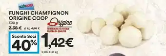Coop Coop Funghi Champignon offerta