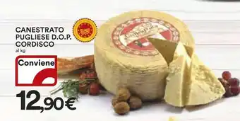 Coop Cordisco Canestrato Pugliese Dop offerta