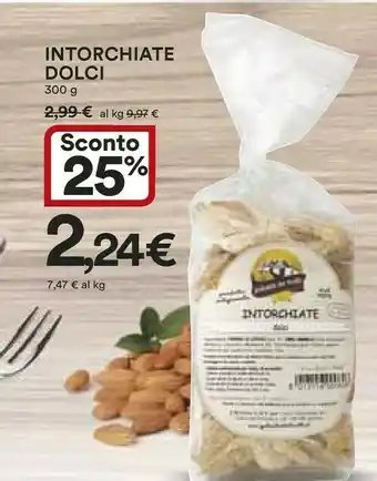 Coop Intorchiate Dolci 300 G offerta