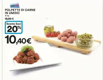 Coop Polpette Di Carne In Umido offerta