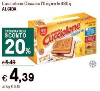 Iper La Grande Cucciolone Classico l'Originale 480 g ALGIDA offerta