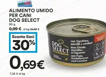 Coop Dog Select Alimento Umindo Per Cani offerta