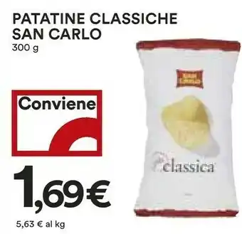 Coop San Carlo Patatine Classiche offerta