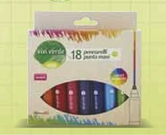 Coop Coop Vivi Verde Pennarelli 18 Pz offerta