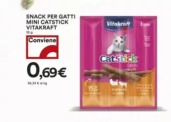 Coop Vitakraft Snack Per Gatti Mini Catstick offerta