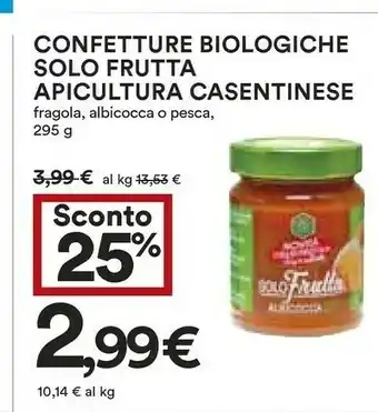 Coop Apicoltura Casentinese - Solo Frutta Albicocca Bio 295 G(ml) offerta