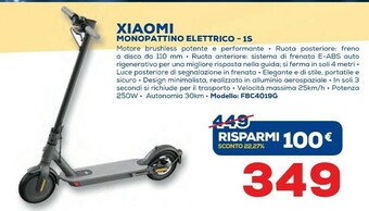 Euronics Monopattino offerta