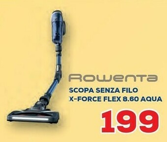Euronics Rowenta X-Force Flex 8.60 Senza Sacchetto Grigio, Porpora 0,55 L 185 W offerta