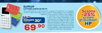 Euronics Sumup Lettore Carte 3G Wi-Fi offerta