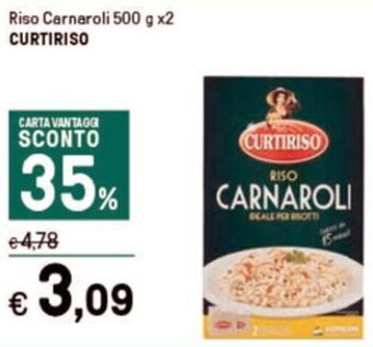 Iper La Grande Riso Carnaroli 500 g x2 CURTIRISO offerta