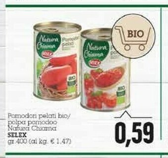 Emi Supermercati Selex Polpa Di Pomodoro Natura Chiama Bio offerta