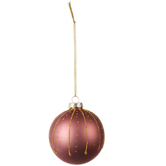 Action Pallina di natale con decorazione glitterata offerta