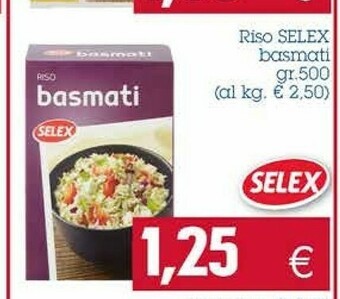 Emi Supermercati Selex Riso Basmati offerta