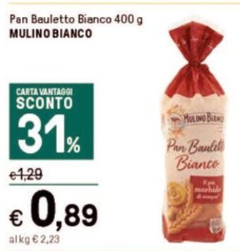 Pan Bauletto Bianco 400 g MULINO BIANCO