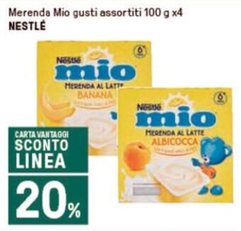 Iper La Grande Merenda Mio gusti assortiti 100 g x4 NESTLÉ offerta