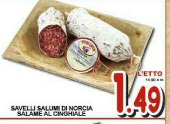 Gros Savelli Salumi offerta