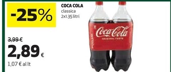 Coop Coca cola classica offerta