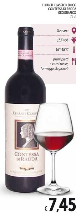 Spazio Conad Geografico chianti classico docg contessa di radda offerta