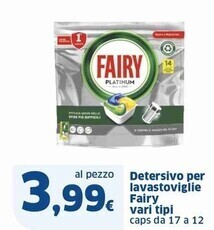 Sigma Fairy detersivo per lavastoviglie offerta