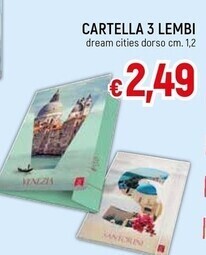 Galassia Cartella 3 lembi offerta