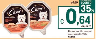Iper La Grande Alimento umido per cani 150 g CESAR offerta