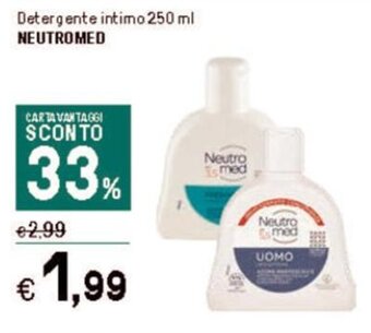 Iper La Grande Detergente intimo 250 ml NEUTROMED offerta