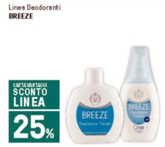 Iper La Grande Linea Deodoranti BREEZE offerta