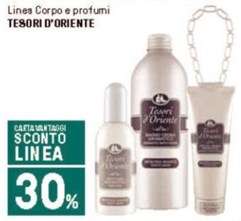 Iper La Grande Linea Corpo e profumi TESORI D'ORIENTE offerta