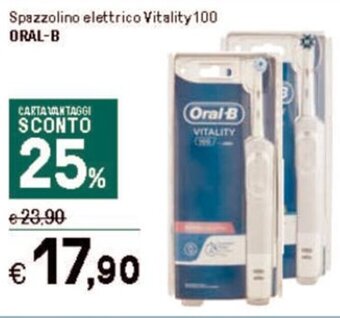 Iper La Grande Spazzolino elettrico Vitality 100 ORAL-B offerta