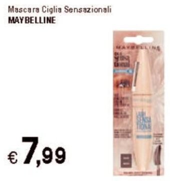 Iper La Grande Mascara Ciglia Sensazionali MAYBELLINE offerta
