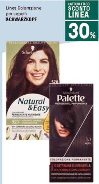 Iper La Grande Linea Colorazione per capelli SCHWARZKOPF offerta