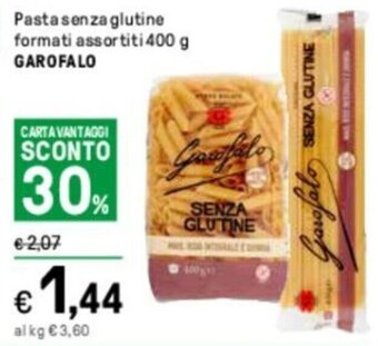Iper La Grande Pasta senza glutine formati assortiti 400 g GAROFALO offerta