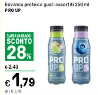 Iper La Grande Bevanda proteica gustiassortiti 250 ml offerta